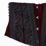 Goth Rose Lace Corset