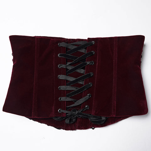 Goth Rose Lace Corset