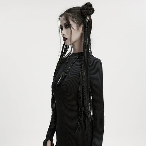 Goth Tassel Hair Accessory