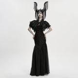 Goth Gorgeous Reversible Feather Shawl