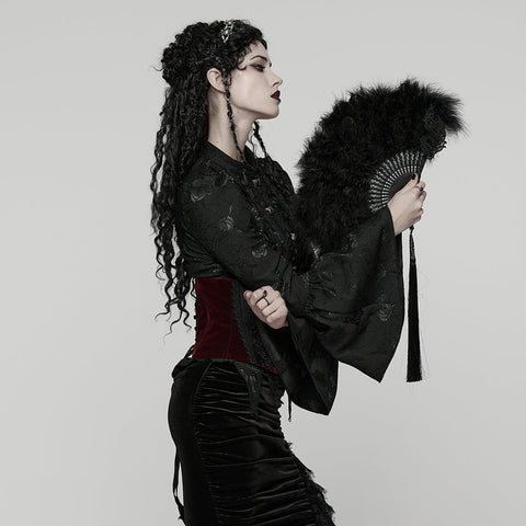 New Chinese Style Feather Fan