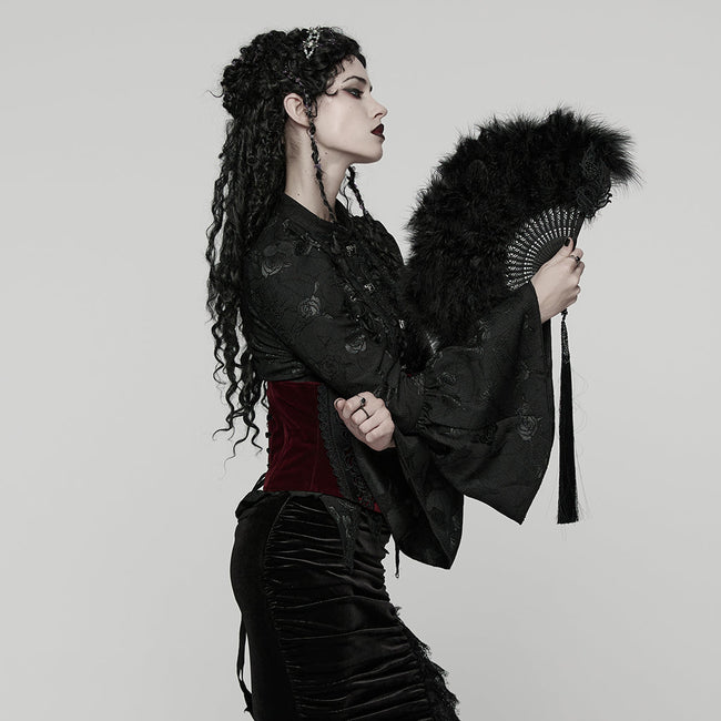 New Chinese Style Feather Fan