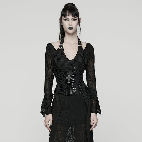 Goth Patent Leather Corset