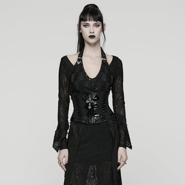 Goth Patent Leather Corset