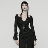 Goth Patent Leather Corset
