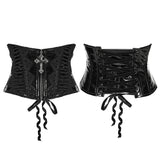 Goth Patent Leather Corset