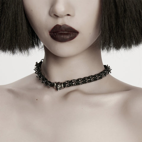 Doomsday Punk Spine Necklace