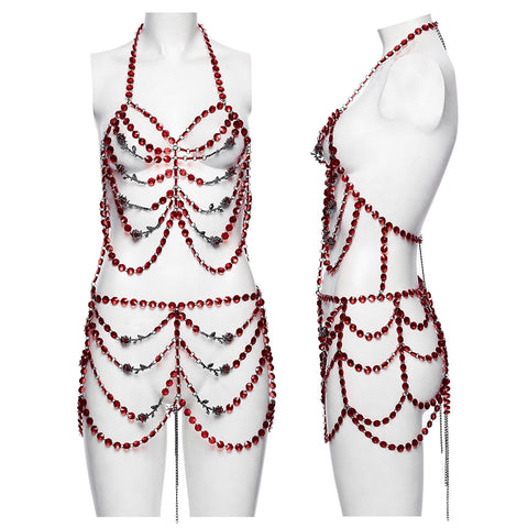 Goth Bone Body Chain