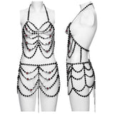 Goth Bone Body Chain