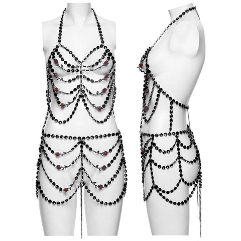 Goth Bone Body Chain