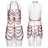 Goth Bone Body Chain