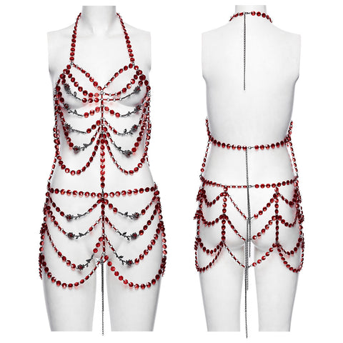 Goth Bone Body Chain