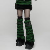 Punk Ultra-Soft Fur Leg Warmers