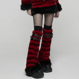 Punk Ultra-Soft Fur Leg Warmers