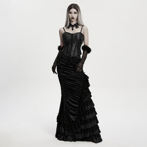 Noble Rose Lace Goth Necklace