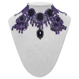 Noble Rose Lace Goth Necklace