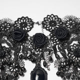 Noble Rose Lace Goth Necklace