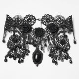 Noble Rose Lace Goth Necklace