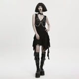 Sexy Punk Choker Chest Chain