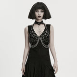 Sexy Punk Choker Chest Chain