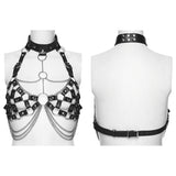 Sexy Punk Choker Chest Chain