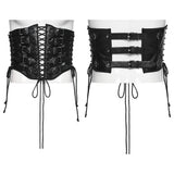 Punk Metal Leather Corset