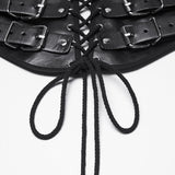 Punk Metal Leather Corset