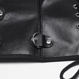 Punk Metal Leather Corset