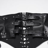 Punk Metal Leather Corset