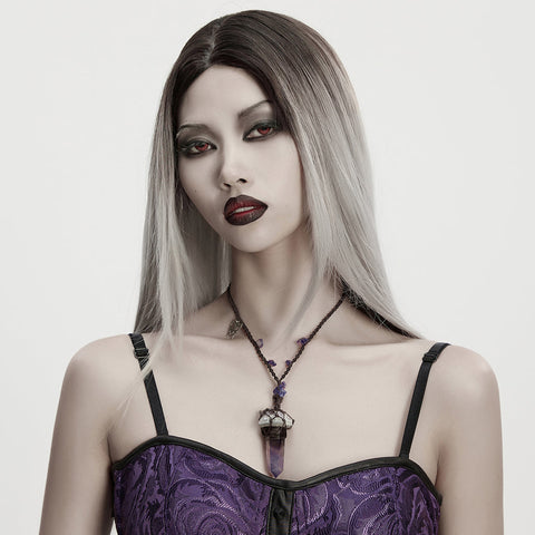 Natural Crystal Woven Necklace