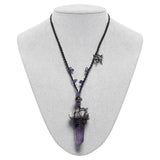 Natural Crystal Woven Necklace
