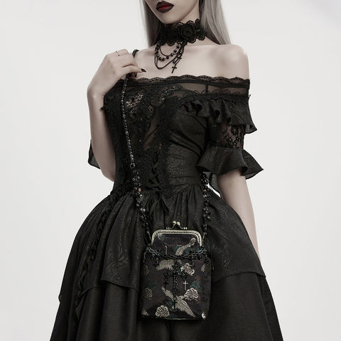 Gothic Chinese Style Crossbody Bag
