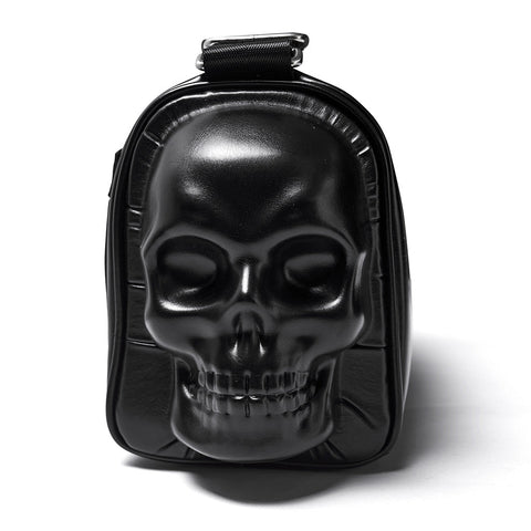 Punk Metal Leather Skull Bag