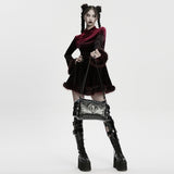 Punk Metal Leather Skull Bag