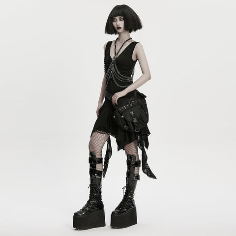 Punk Techwear Waist-Leg Bag