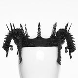 Goth Coiling Dragon Crown For Men