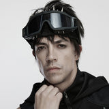 Cyberpunk metal headwear