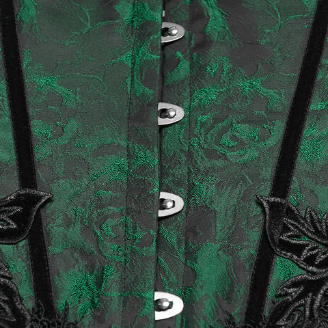 Goth Rose Tassel Corset