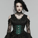 Goth Rose Tassel Corset