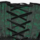 Goth Rose Tassel Corset