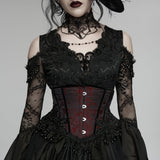 Goth Rose Tassel Corset