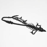 Punk Devil Dragon Bone Necklace