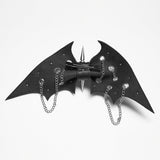 Punk bat bow hairpin