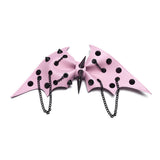 Punk bat bow hairpin
