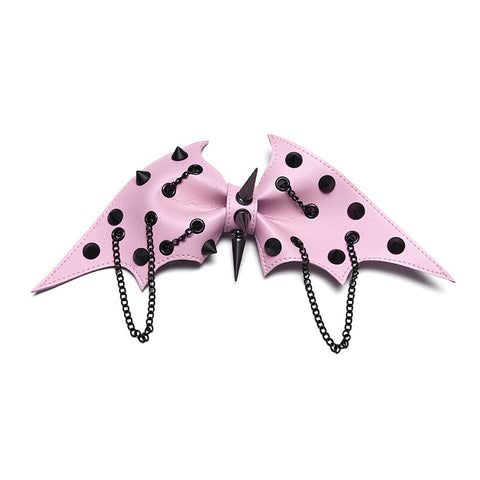 Punk bat bow hairpin