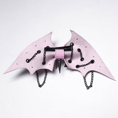 Punk bat bow hairpin