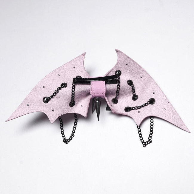 Punk bat bow hairpin