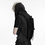 Punk Backpack with portable drinking water device