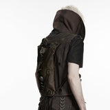 Punk Backpack with portable drinking water device