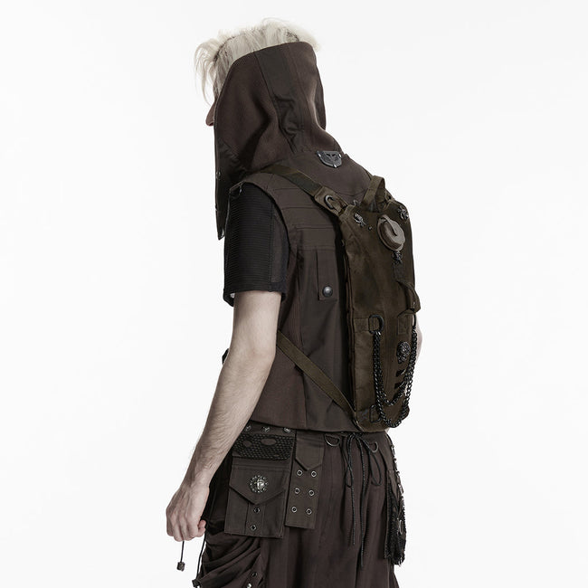 Punk Backpack with portable drinking water device